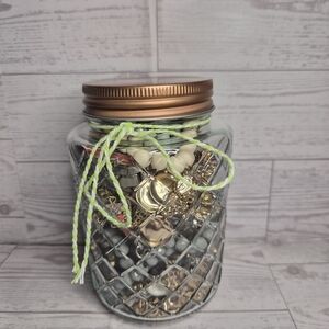 Mystery Jewelry Jar All Is, Wearable, Earrings Come W/pair, And Super Pretty